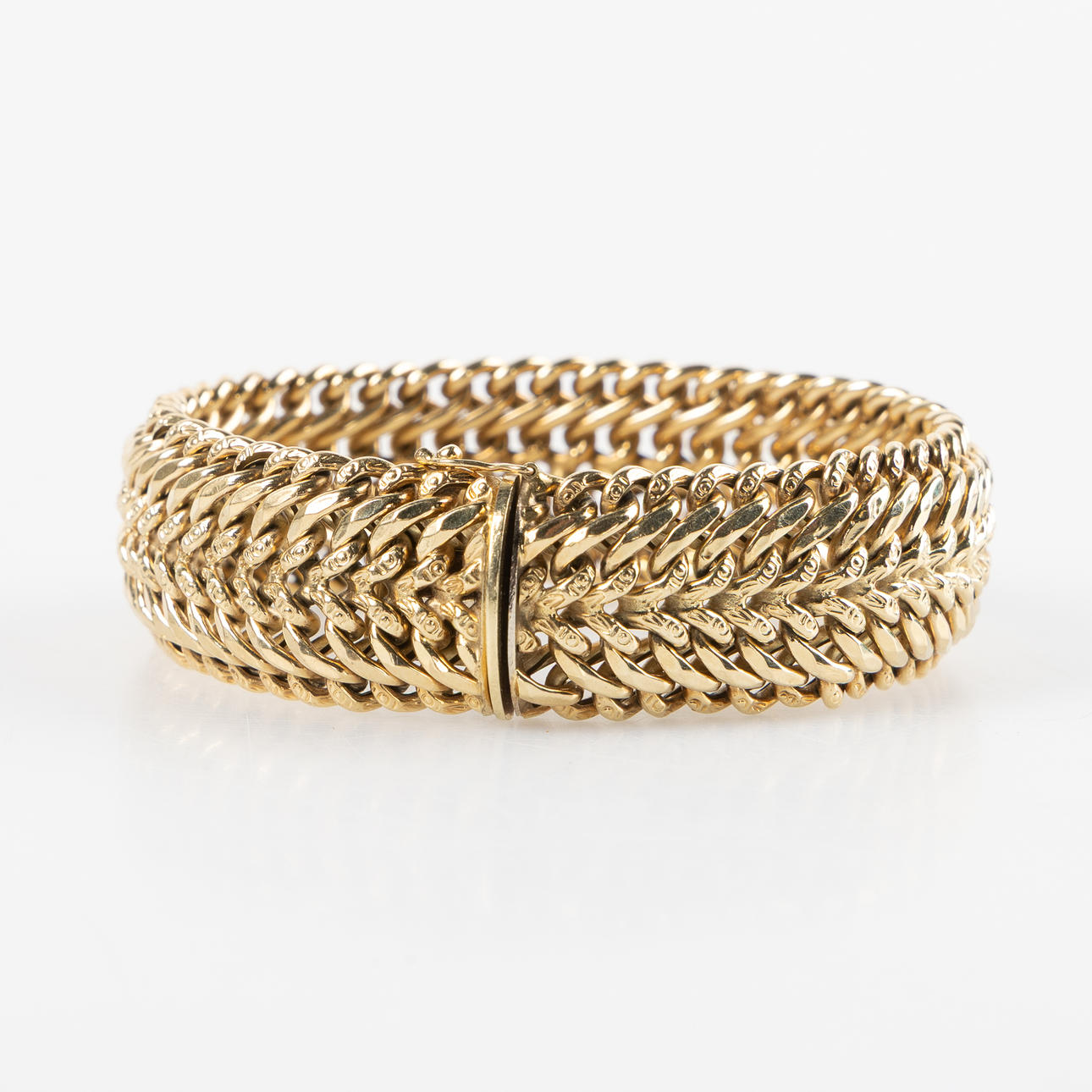 ARMBAND, 14K guld, 1900-tal.