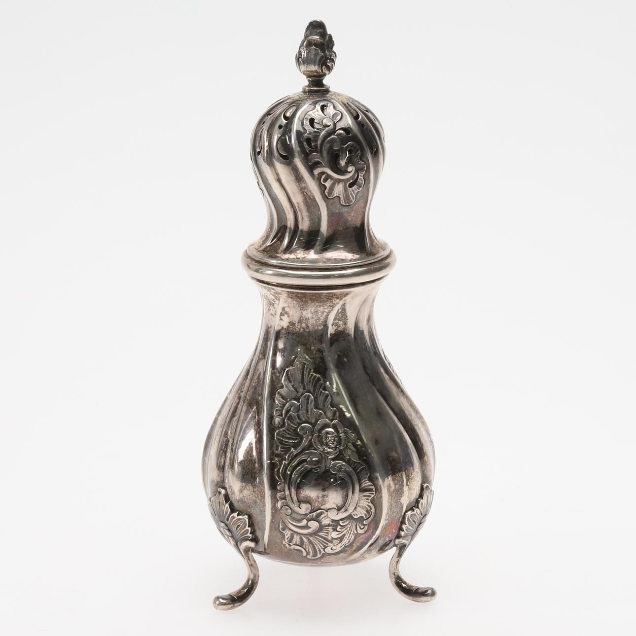 SOCKERSTRÖARE. Silver, CG Hallberg, 244g, -1936.