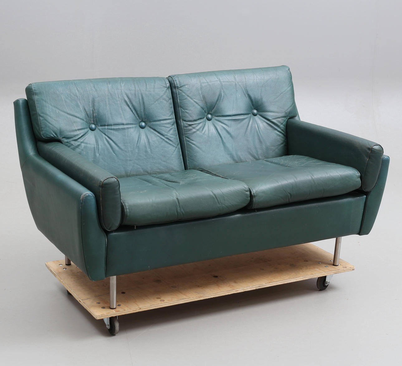 SOFFA, 2-sits, konstkinn, 1900-talets andra hälft.