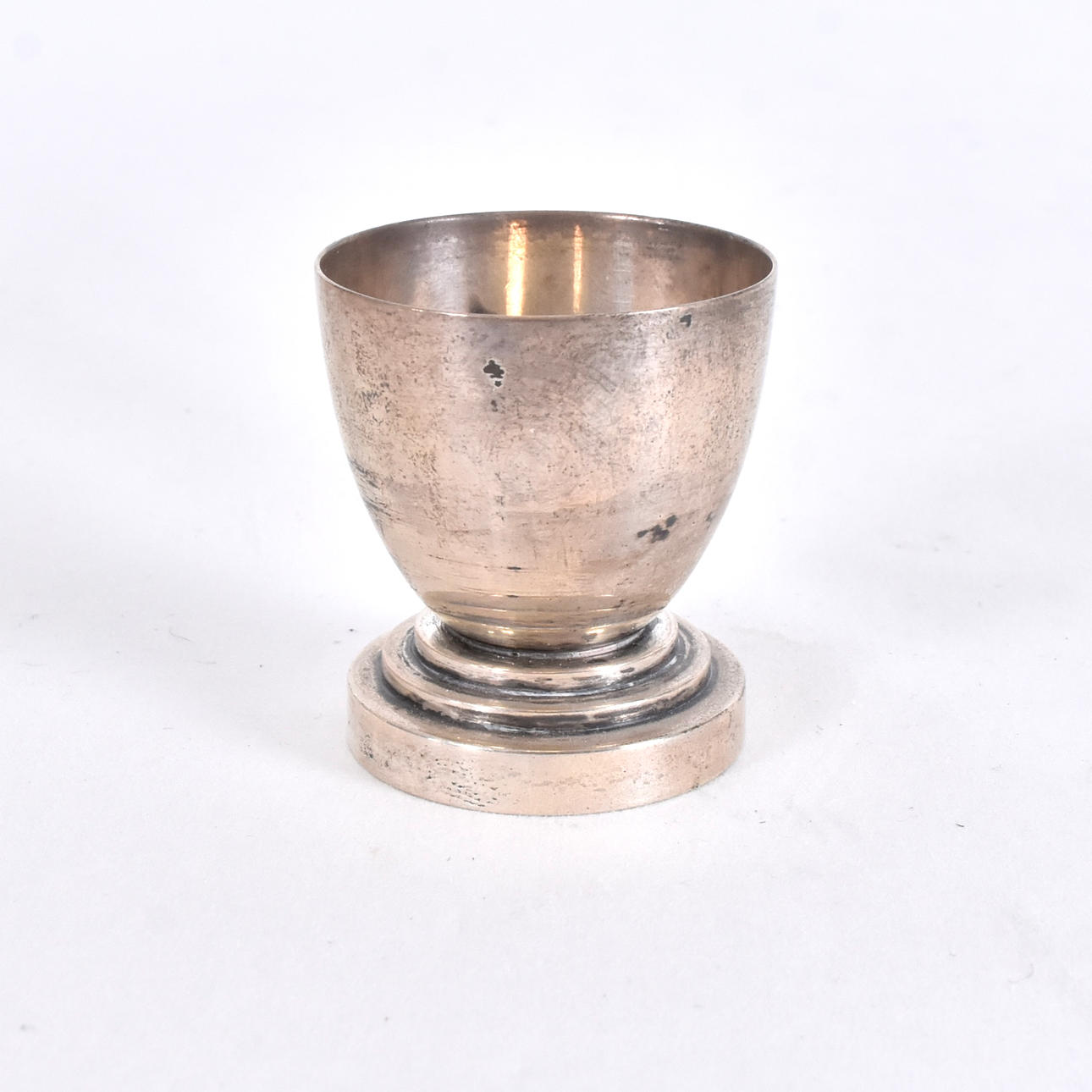 EVALD NIELSEN. Äggkopp, silver, Danmark.