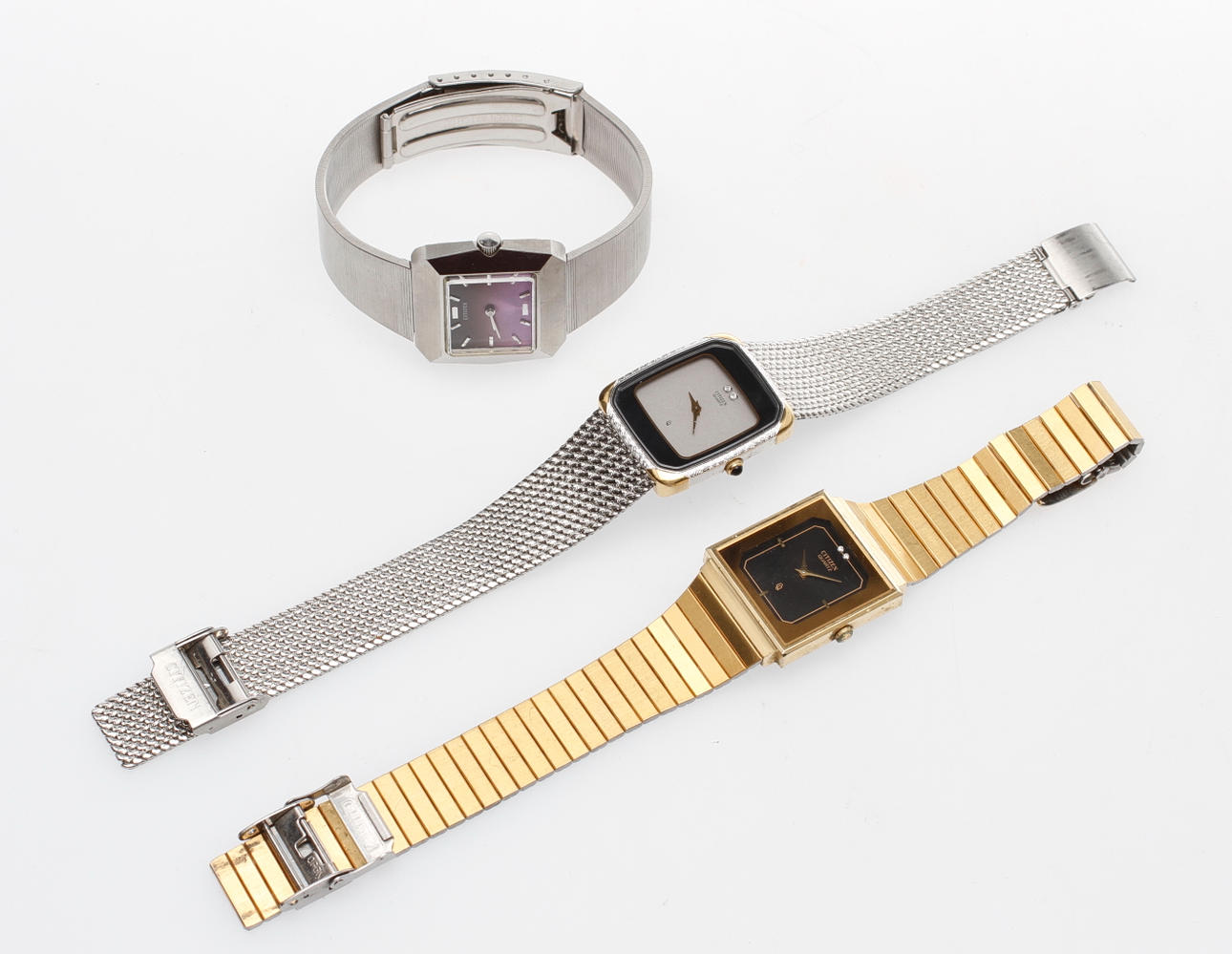 ARMBANDSUR, 3 st, Citizen, quartz.