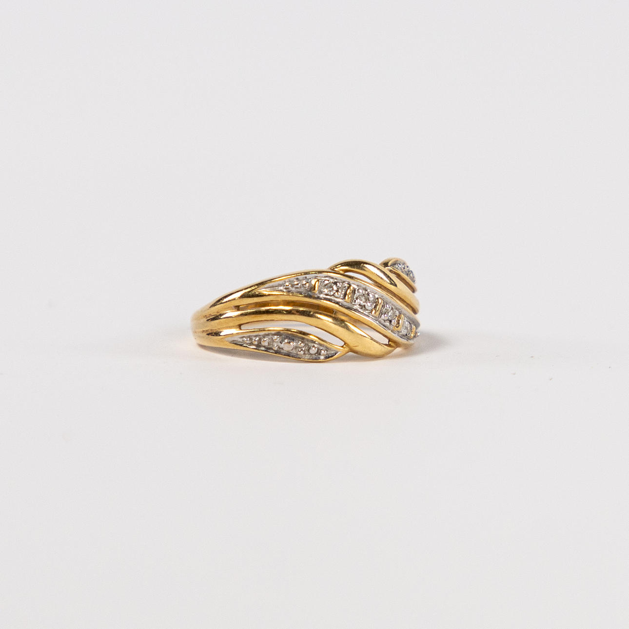 RING. 18k guld, GFAB.