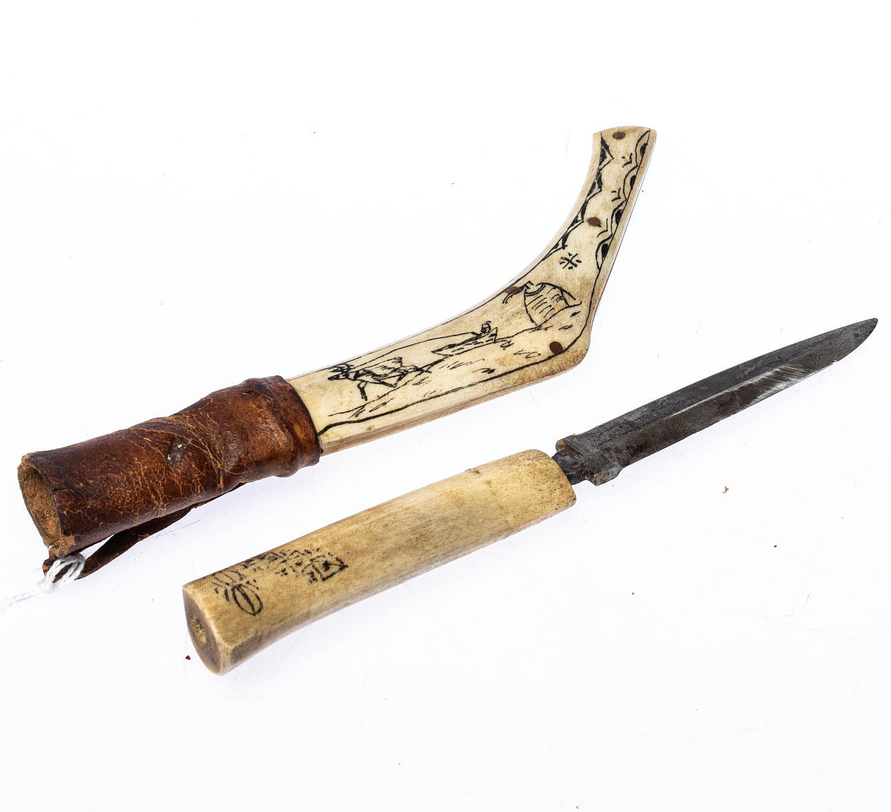 SAMEKNIV, renhorn & skinn.