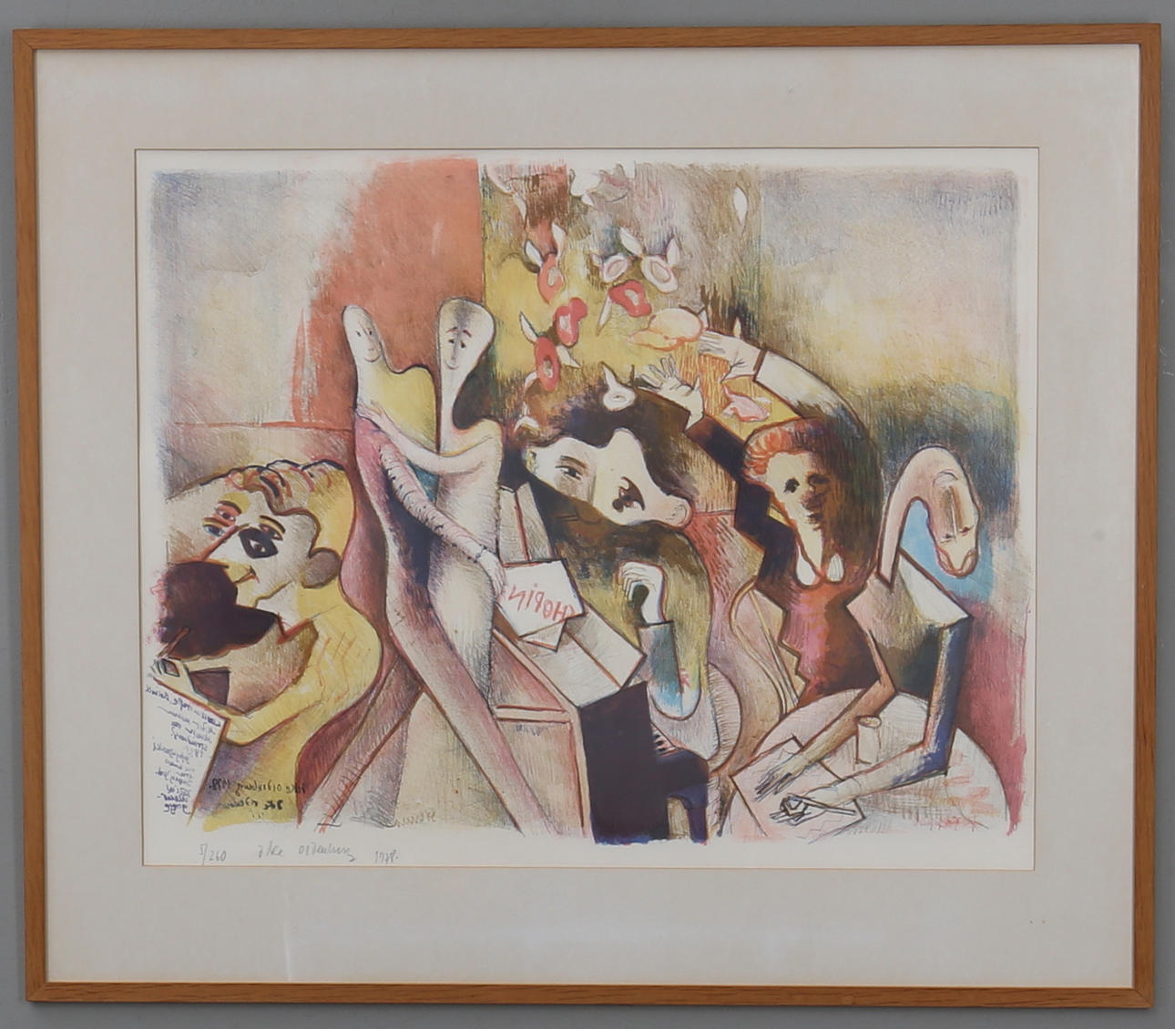 ACKE OLDENBURG. Litografi, signerad samt numerad.