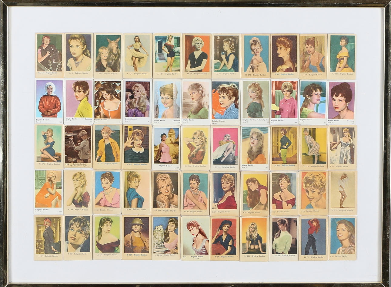 TAVLA, Birgitte Bardot, filmisar-samling, 1900-tal.