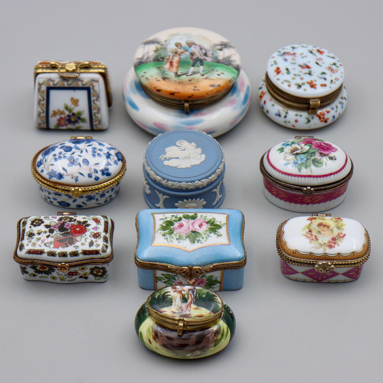 LOCKDOSOR, 10 ST, FRANSKA, ORIENTALISKA MM.