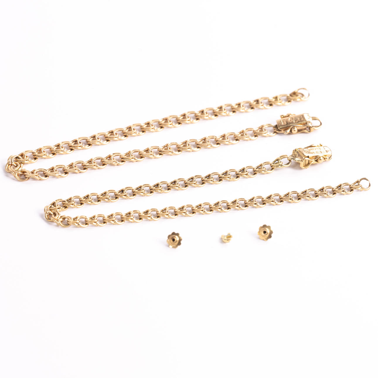 SKROTGULD. 18k guld.