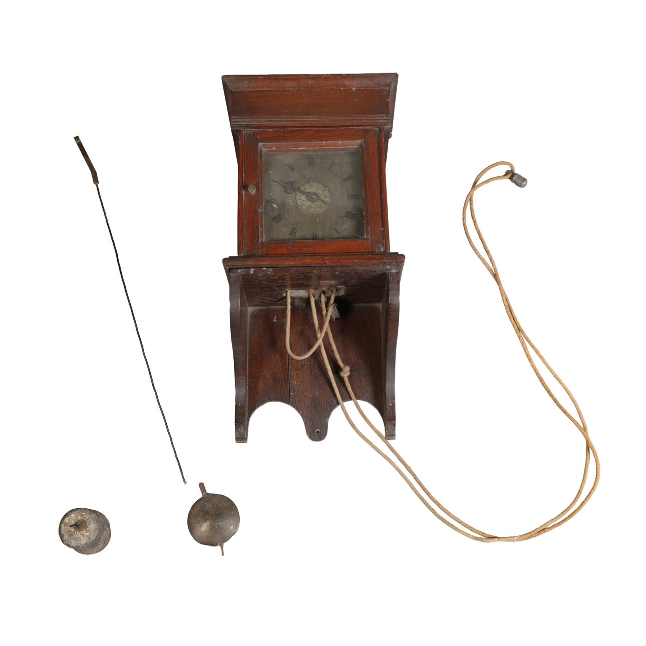 A GEORGE I/II HOODED WALL CLOCK BY CAIN OF LUTON. Clocks & Watches ...