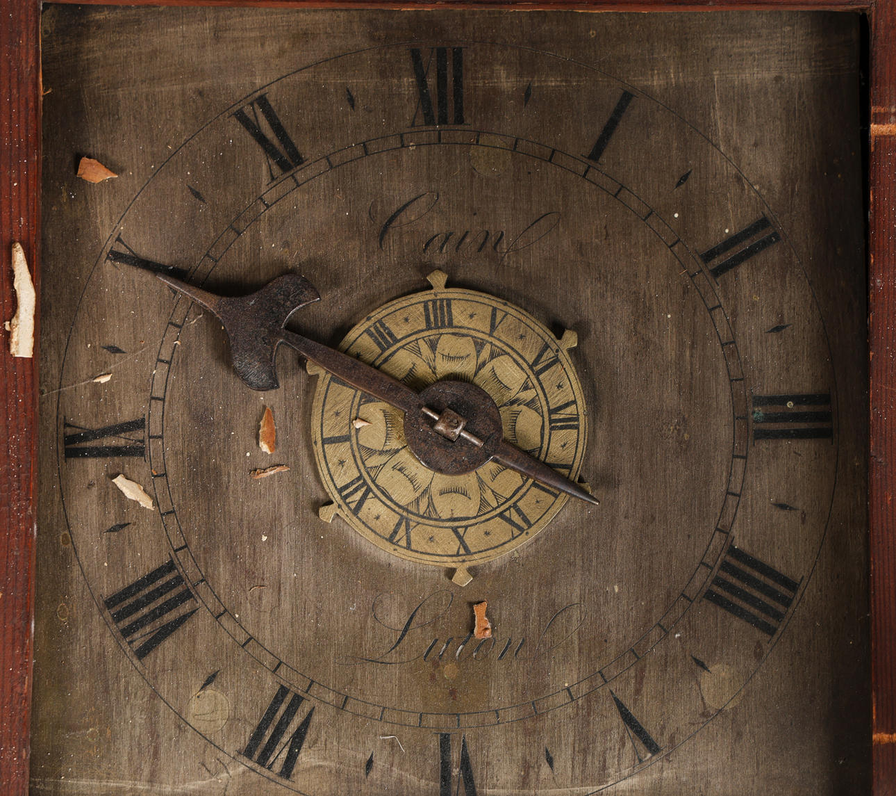A GEORGE I/II HOODED WALL CLOCK BY CAIN OF LUTON. Clocks & Watches ...