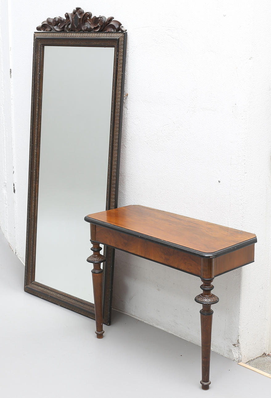 SPEGEL med KONSOLBORD, 1800/1900-tal.