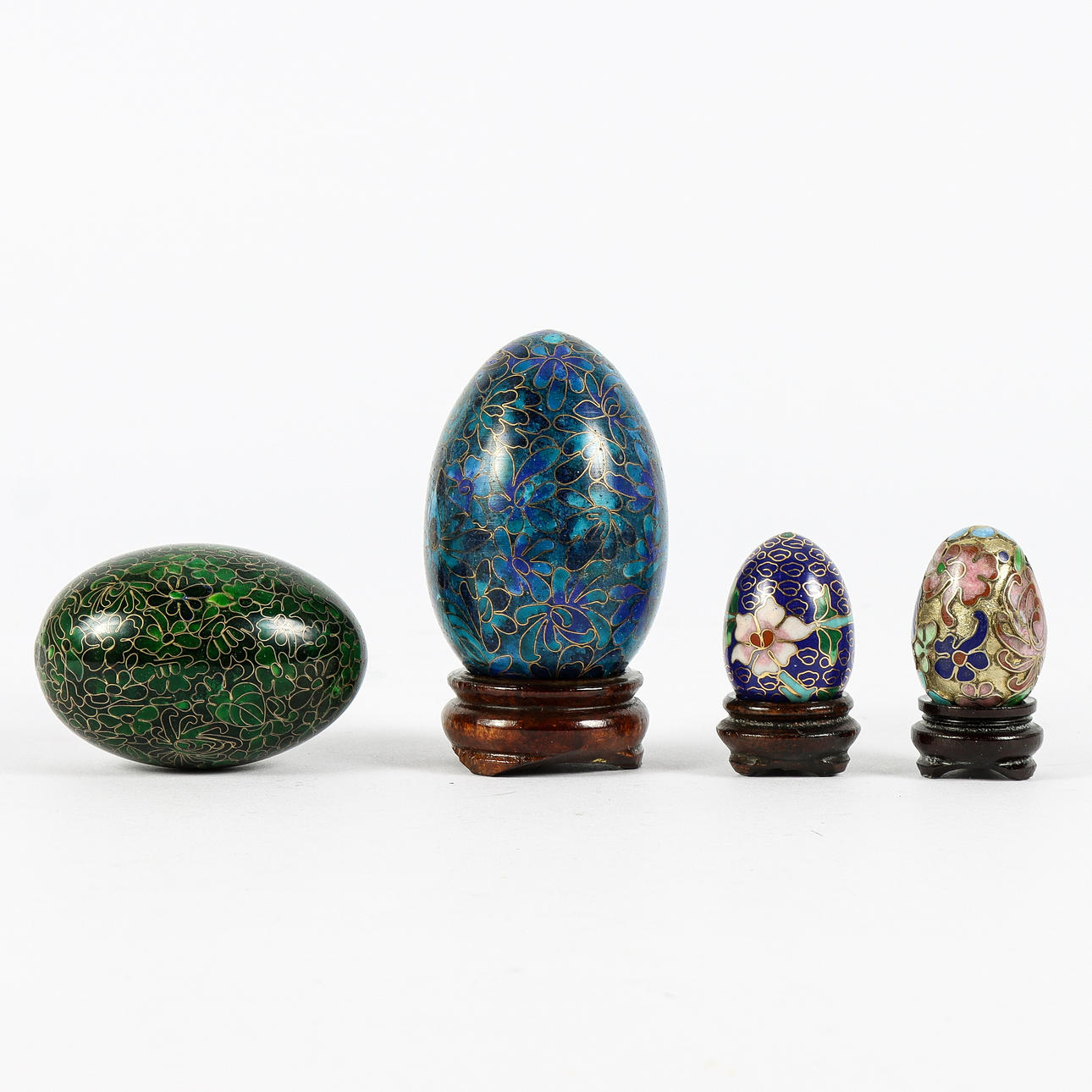 PRYDNADSÄGG 4 stycken, cloisonné.