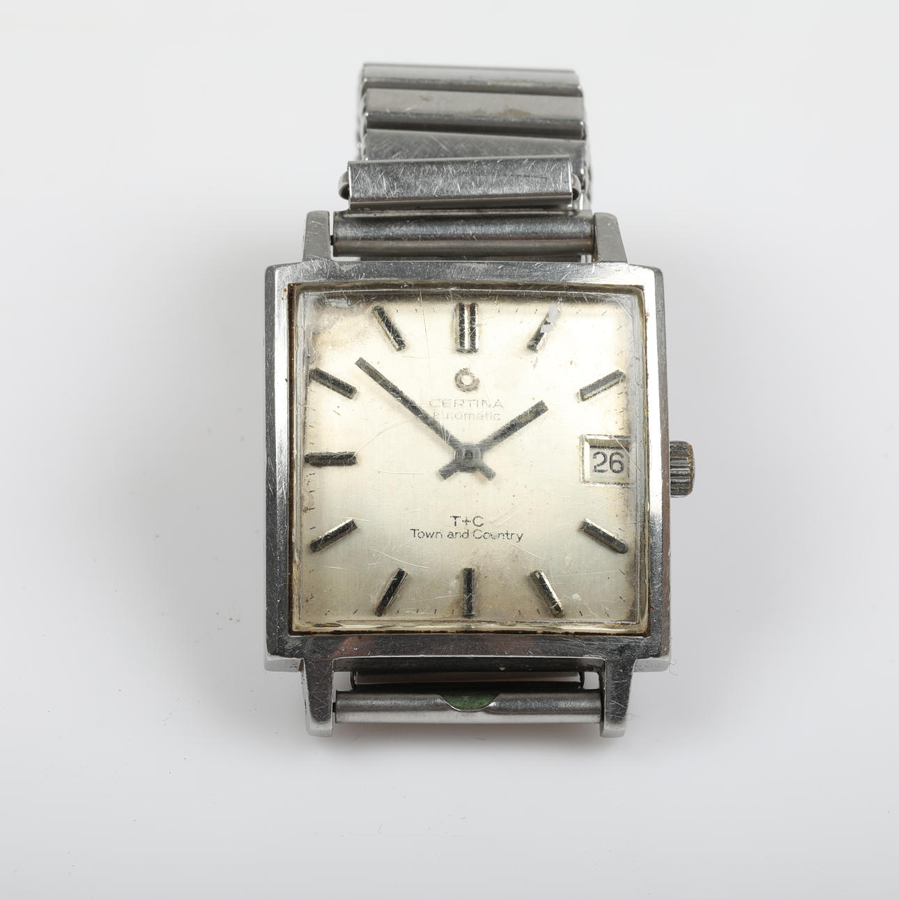 ARMBANDSUR, Certina T+C, Town and County, automatic, stål.