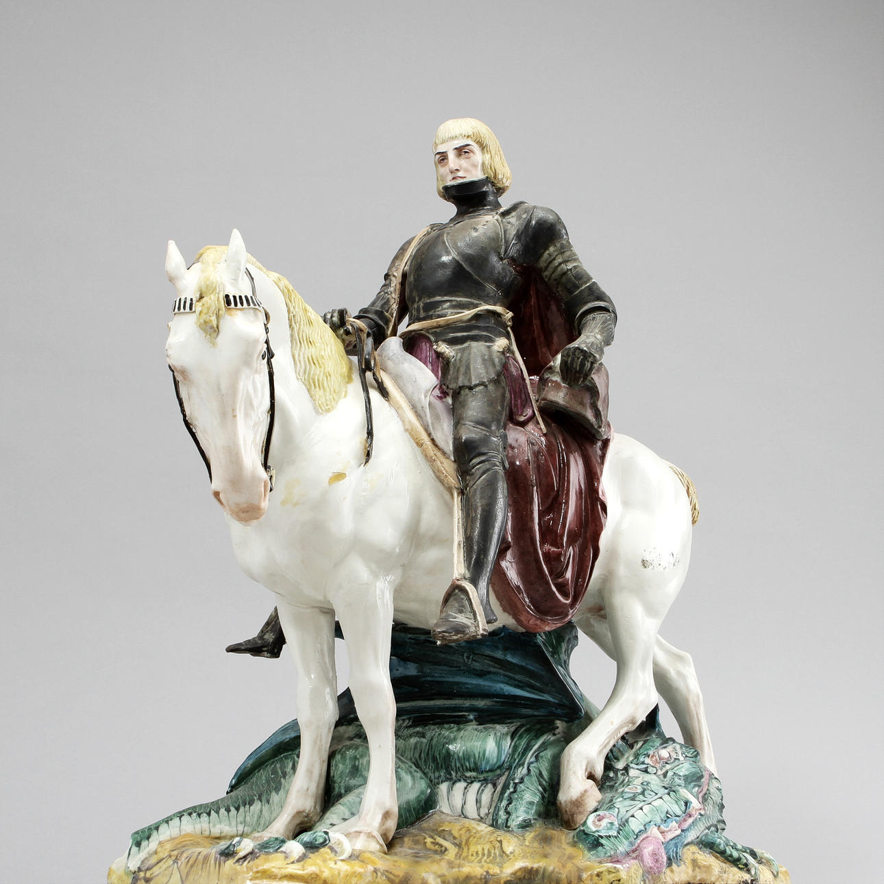 FIGURIN, flintgods, Martin Wiegand, Munchen Meissen, 1900-tal.