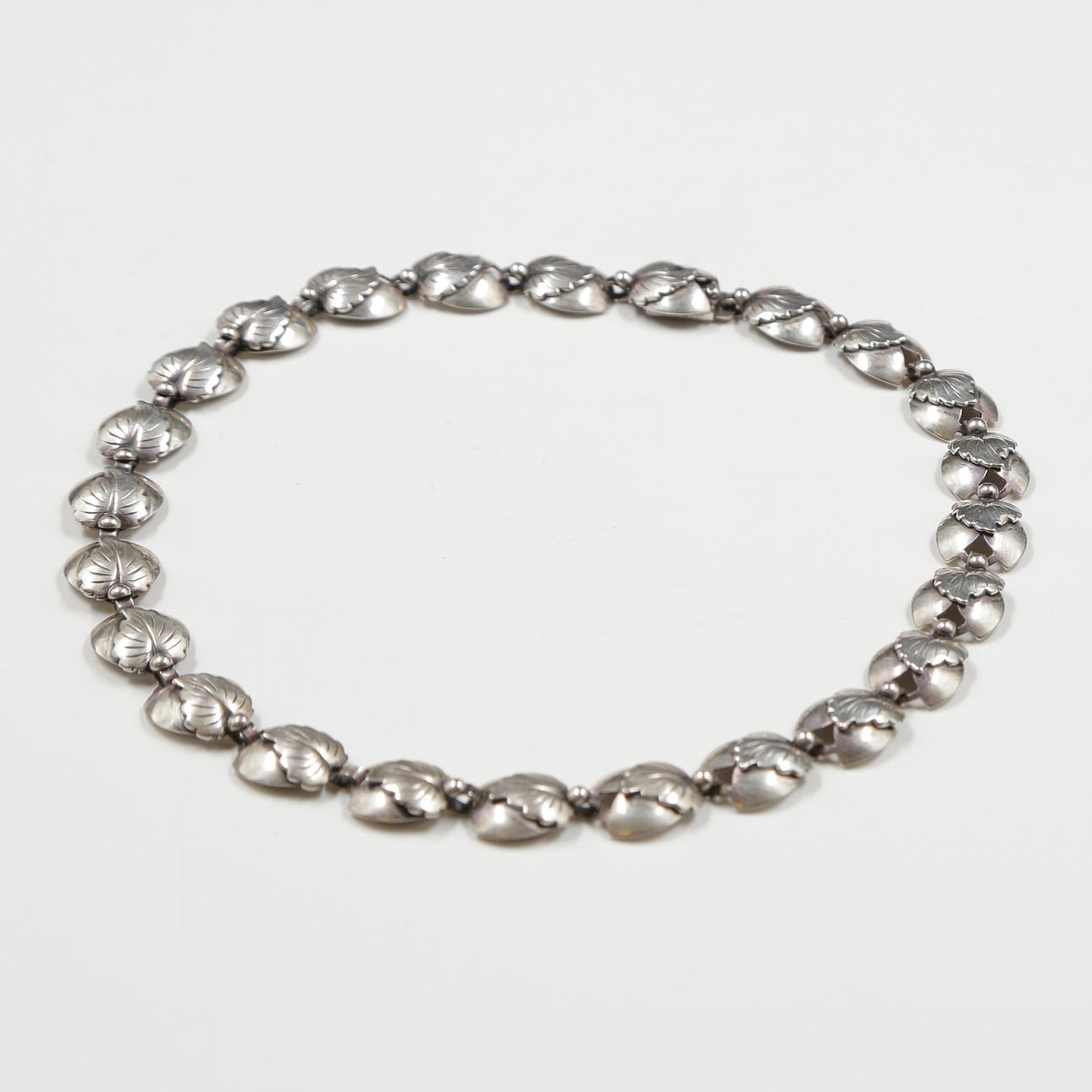 COLLIER, STERLINGSILVER, DANMARK.