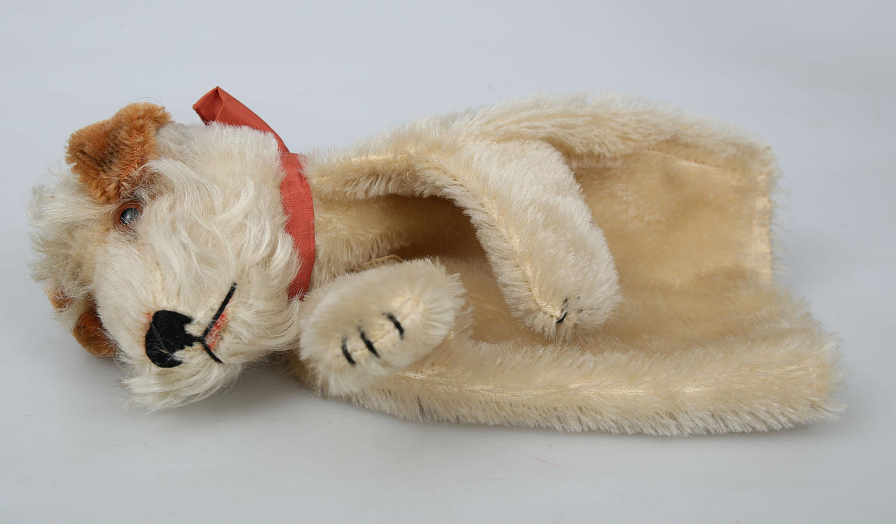 STEIFF, Kasperdocka, Hund, 1950-60-tal.