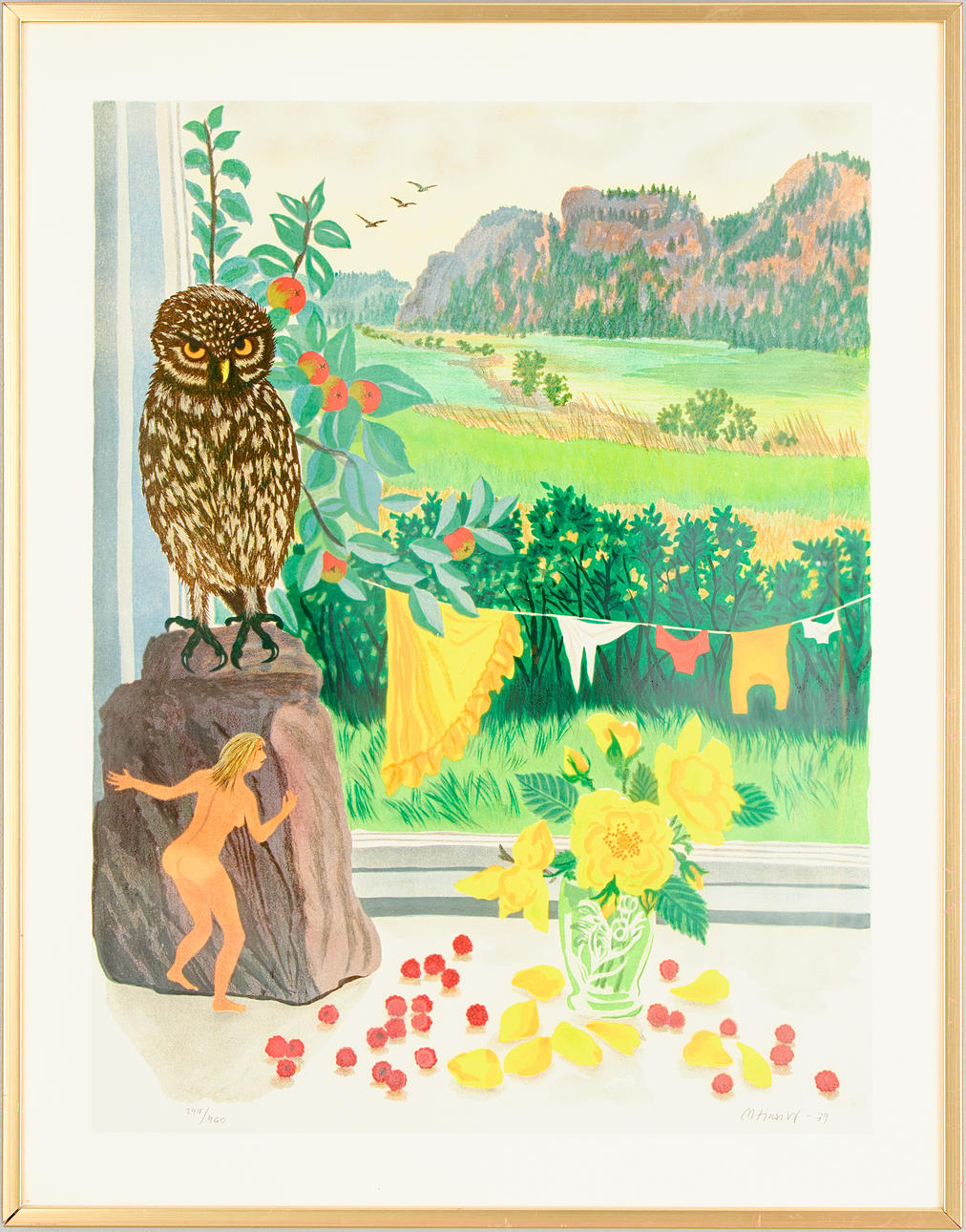 MONA HUSS WALIN. Landscape.