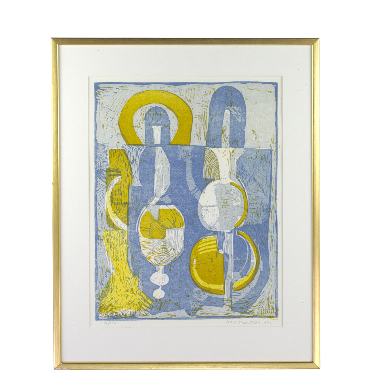 MATS RYDSTERN. Lithograph, 132/225, composition, signed.