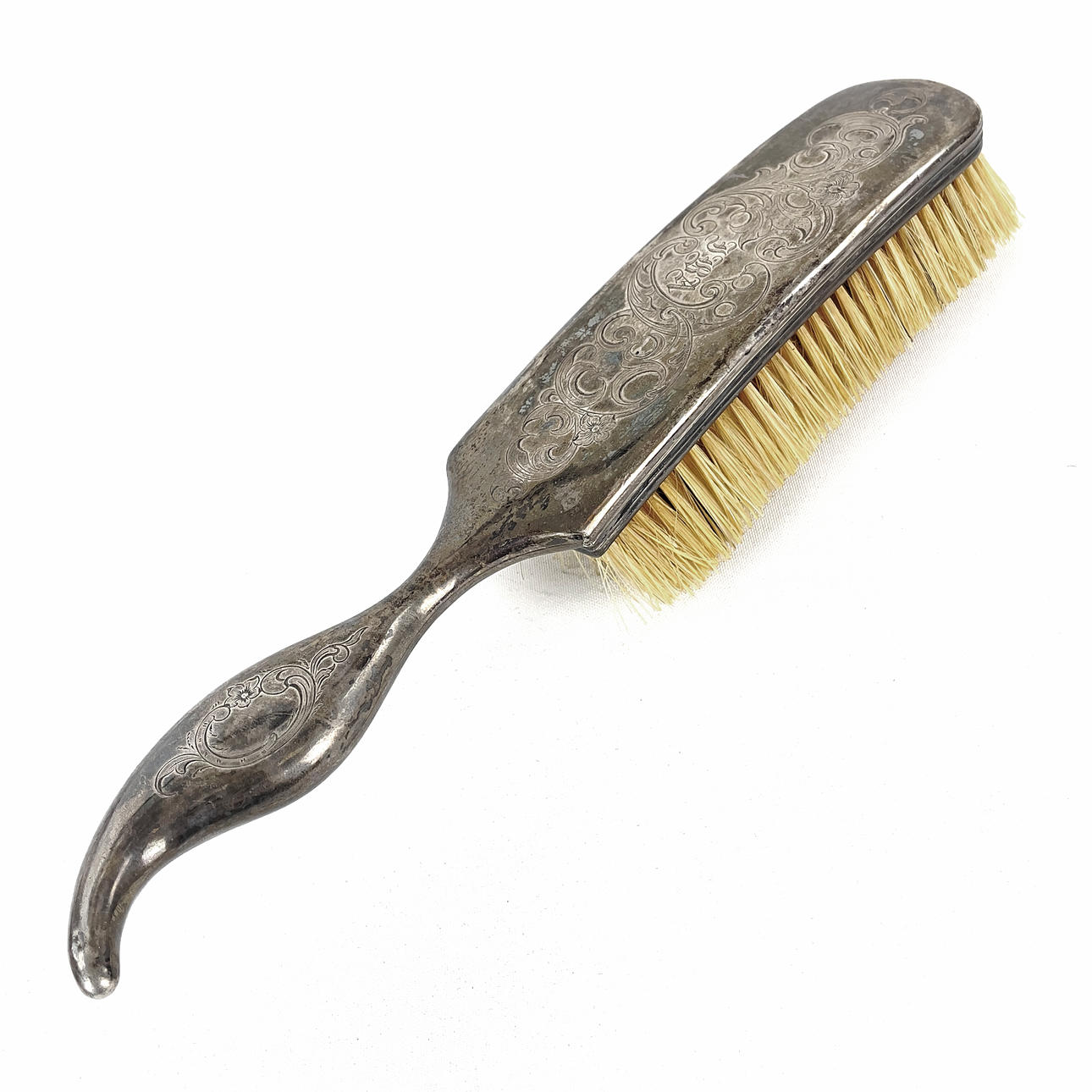 KLÄDBORSTE, silver, LL&C, Göteborg, 1864.