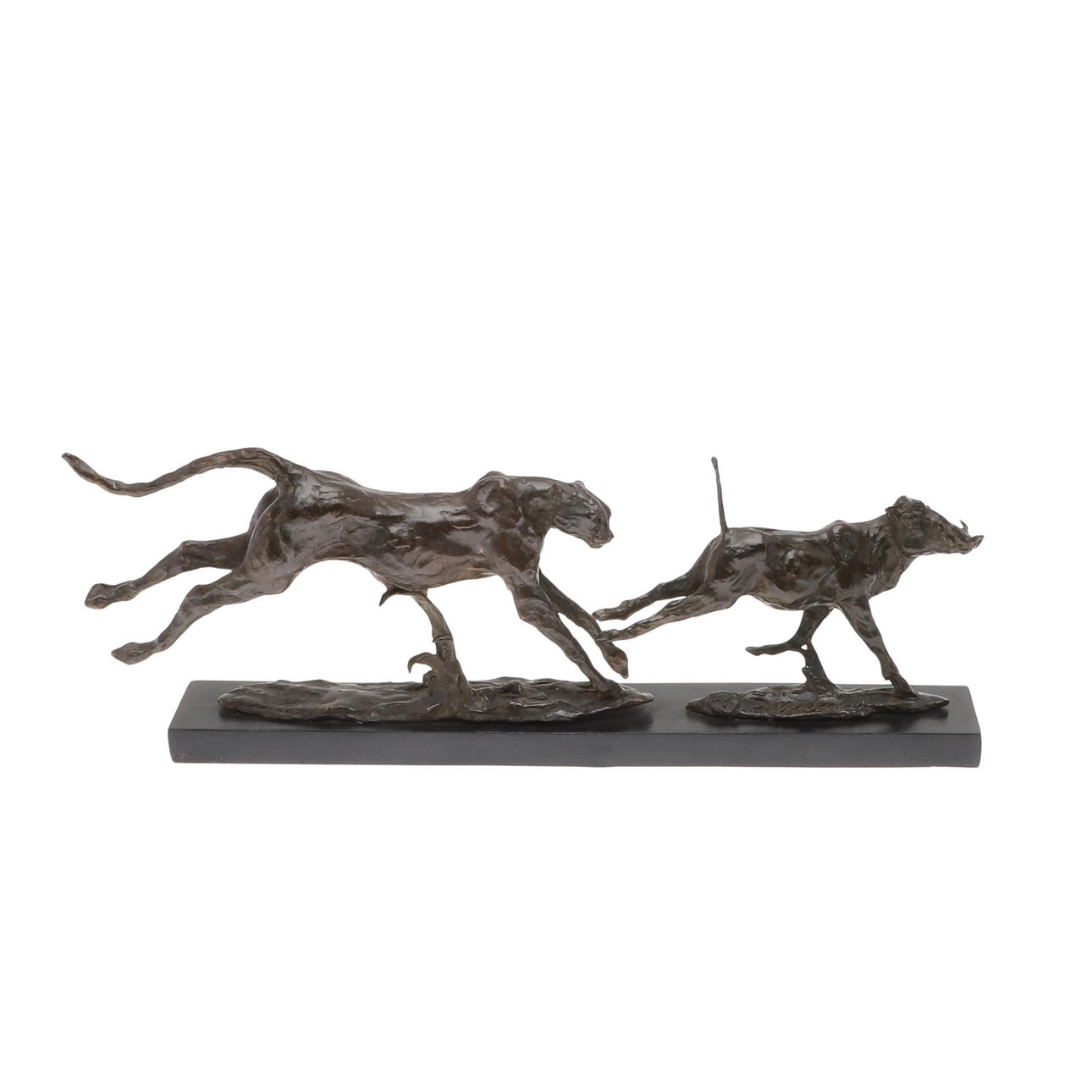 D MONTAGU (20TH CENTURY), CHEETAH AND WARTHOG.