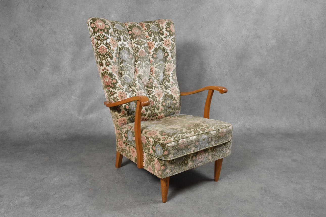 FÅTÖLJ, Swedish Modern, 1940 tal.