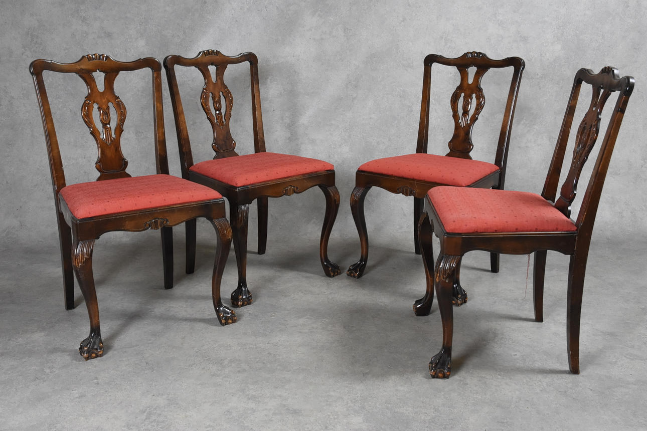 STOLAR, 4 st Chippendalestil 1930-40 tal.