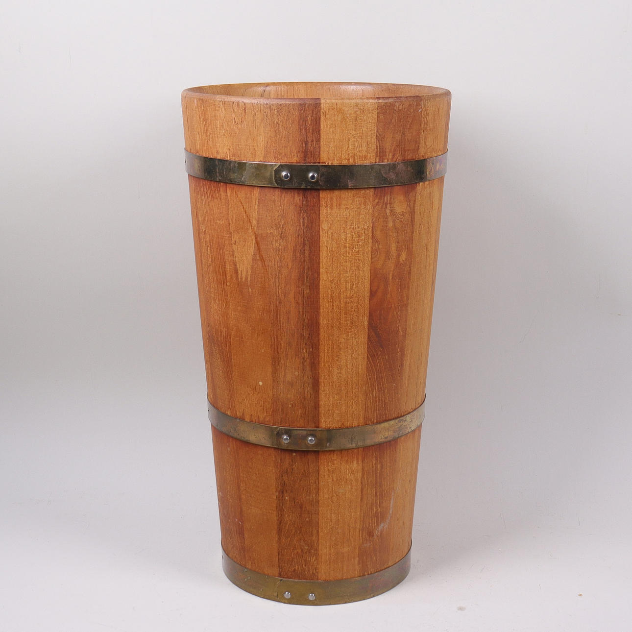 PARAPLYSTÄLL, teak, 1960-tal.