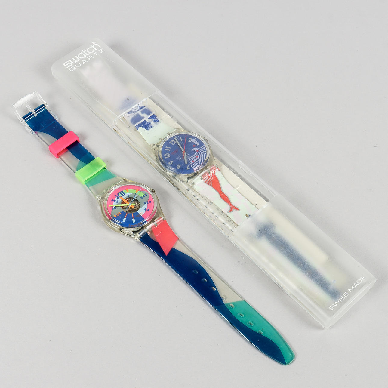 ARMBANDSUR 2 stycken, Swatch Quartz.