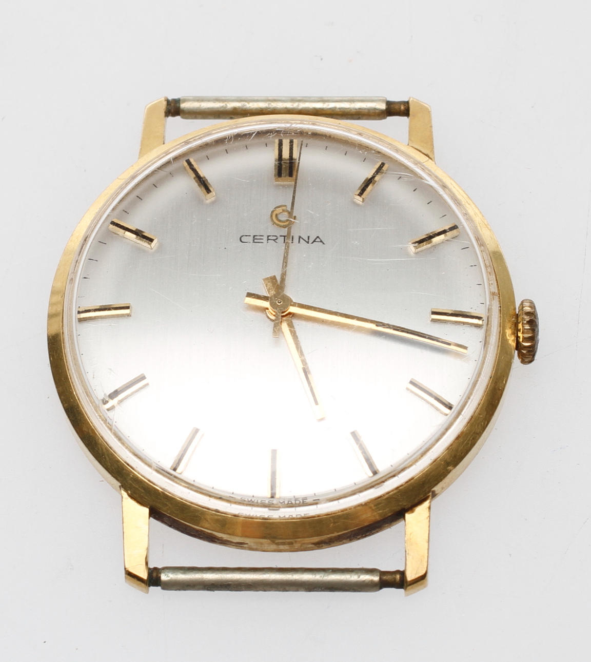 HERRARMBANDSUR, Certina, 18k guld.