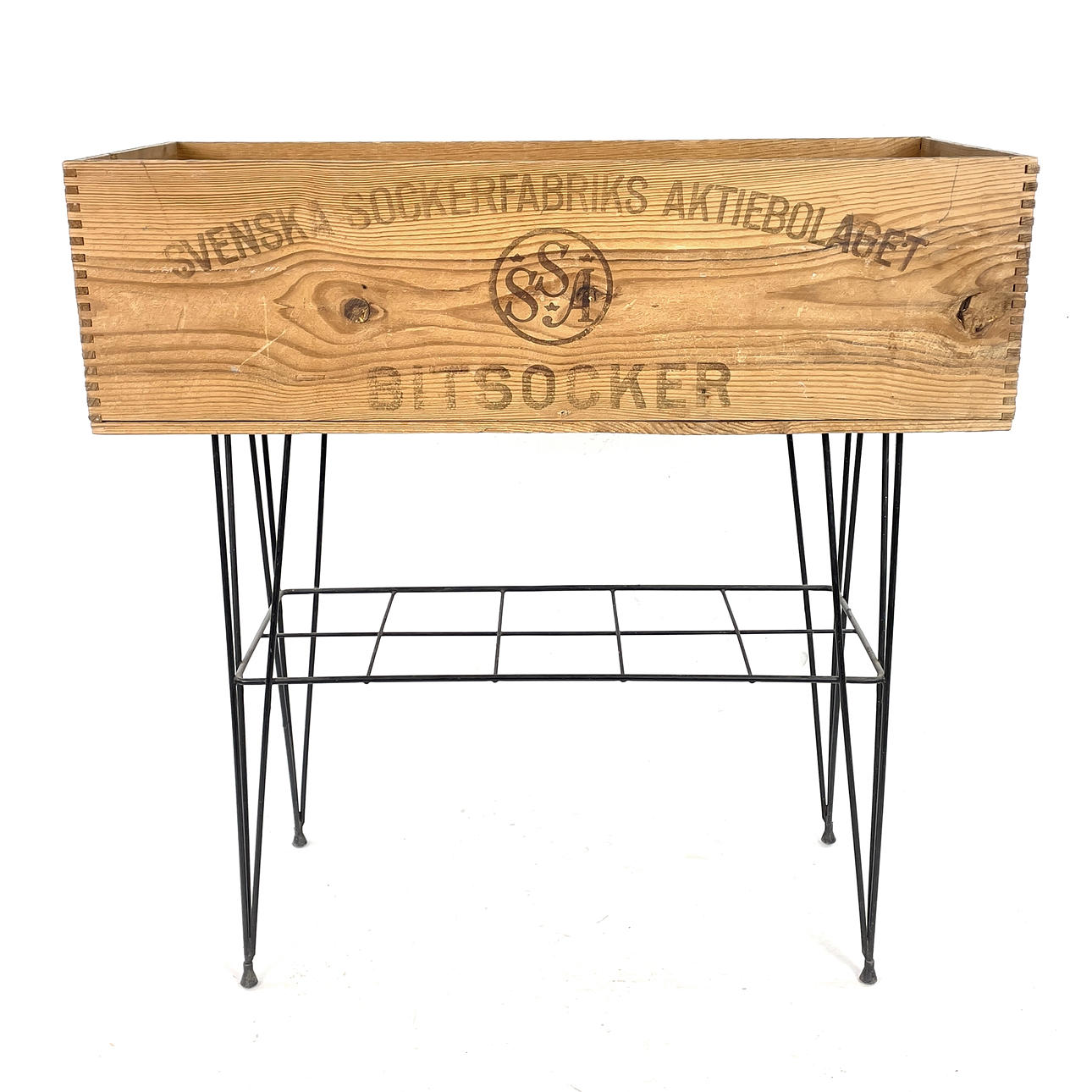 BLOMBORD, stringmodell med sockerlåda.