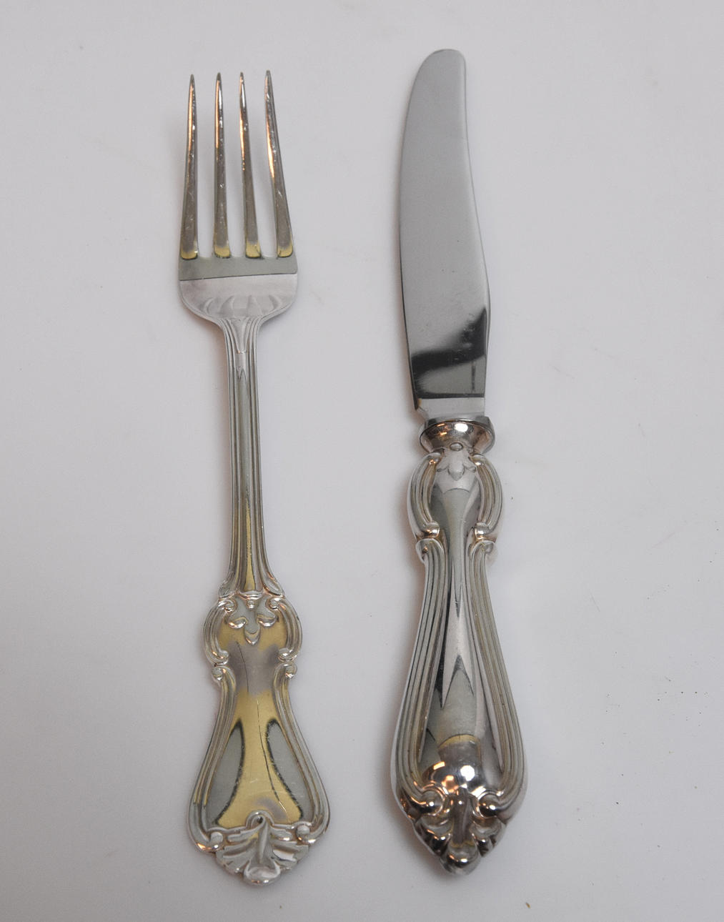 FÖRÄTTSBESTICK, 12 delar " Olga " nysilver.