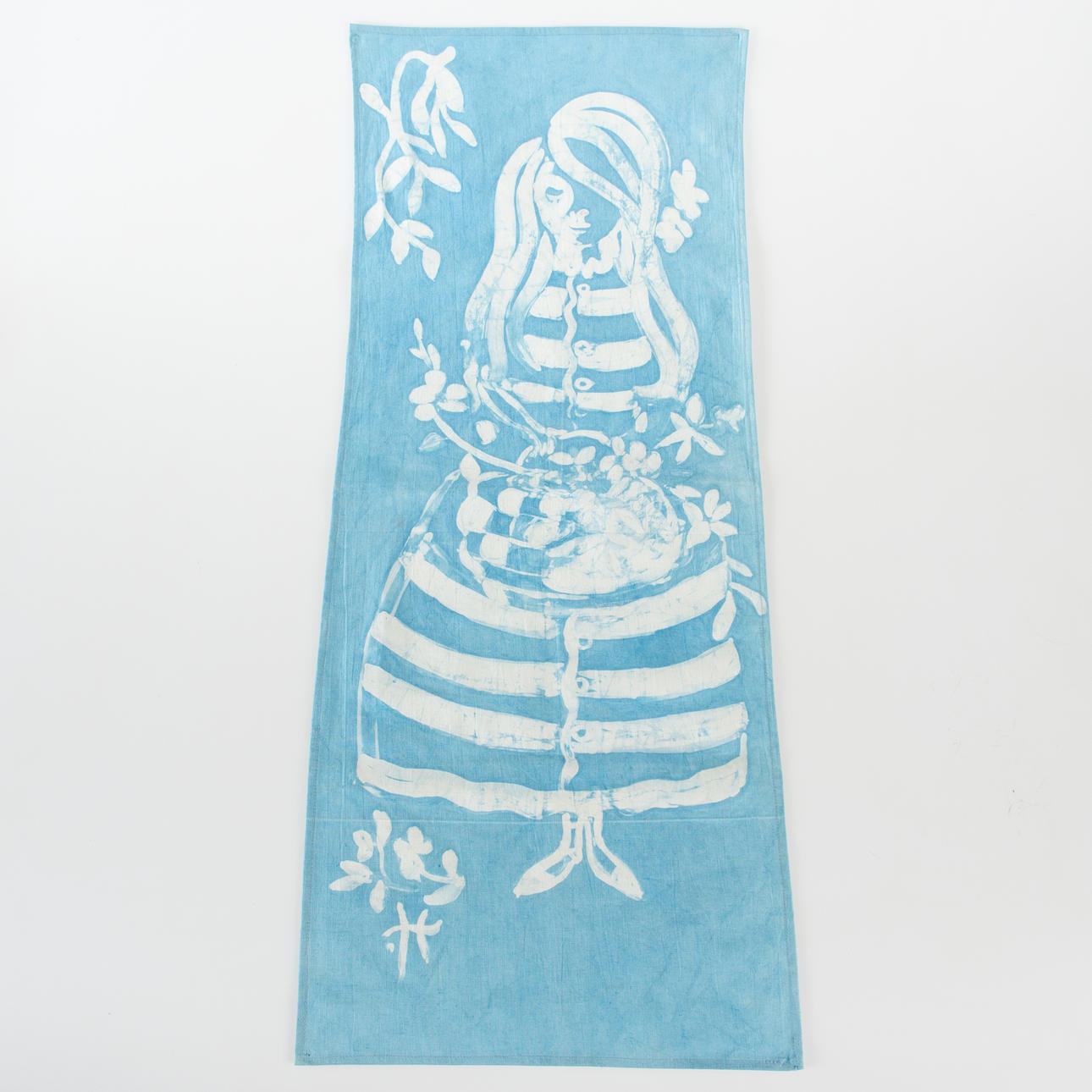 HANNE BØG ANDERSEN. Batik på bomull.