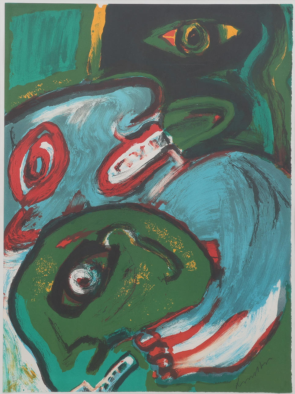 BENGT LINDSTRÖM. LITHOGRAPH, SIGNED AND NUMBERED EA.