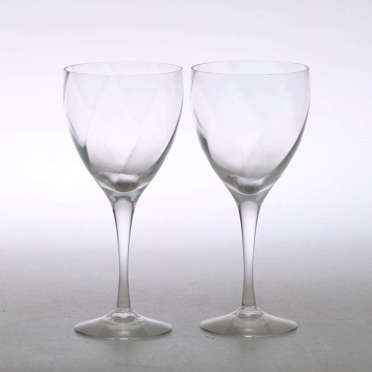 VINGLAS, 6 st, "Chateau", Bertil Vallien, Kosta Boda.