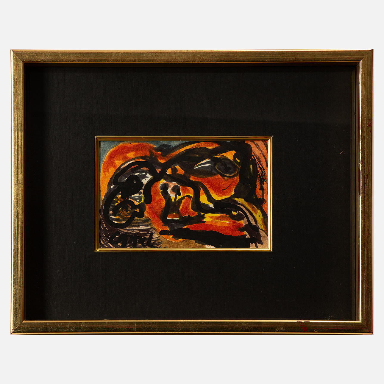 KAREL APPEL. Abstarkt komposition.
