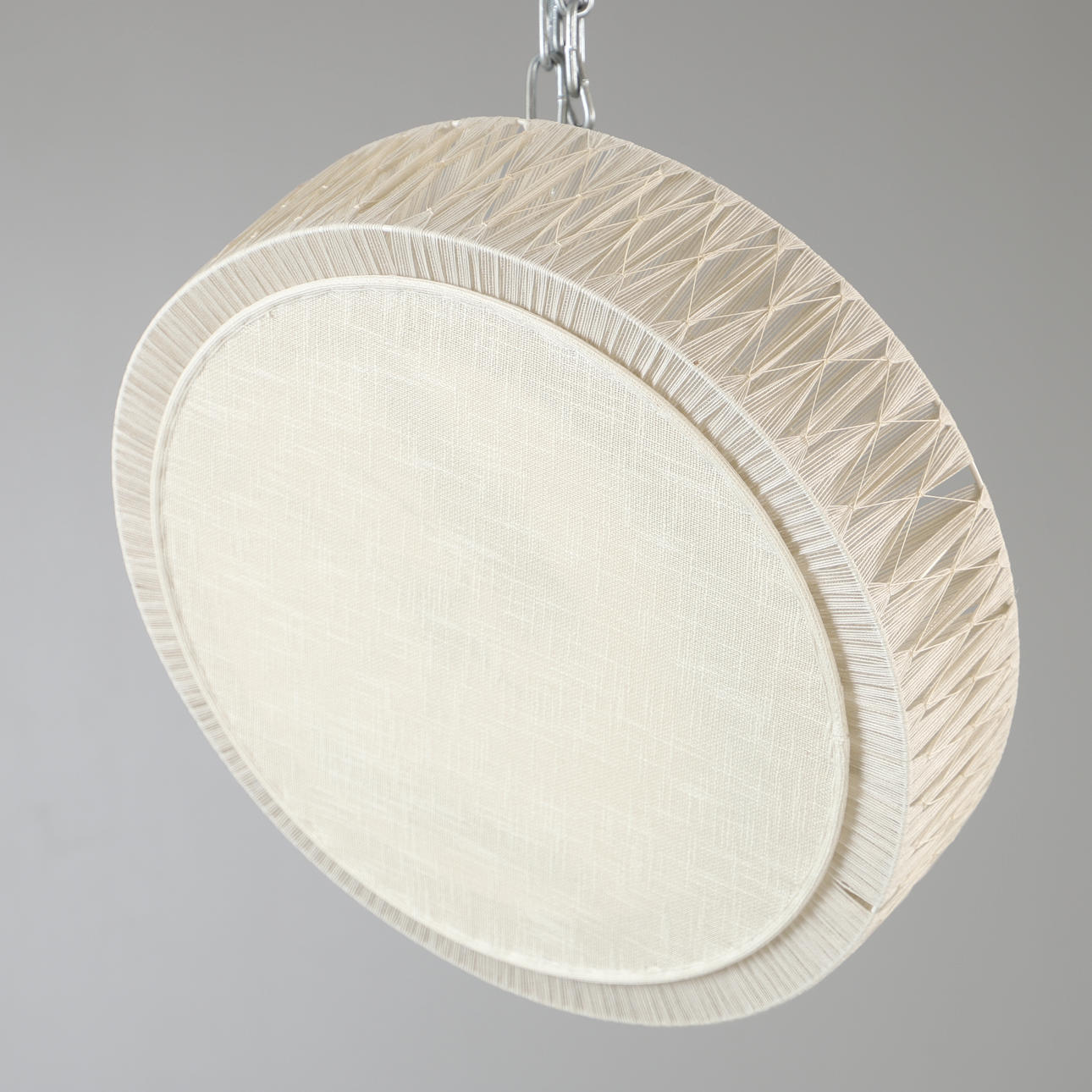 TAKPLAFOND, textil/snöre.