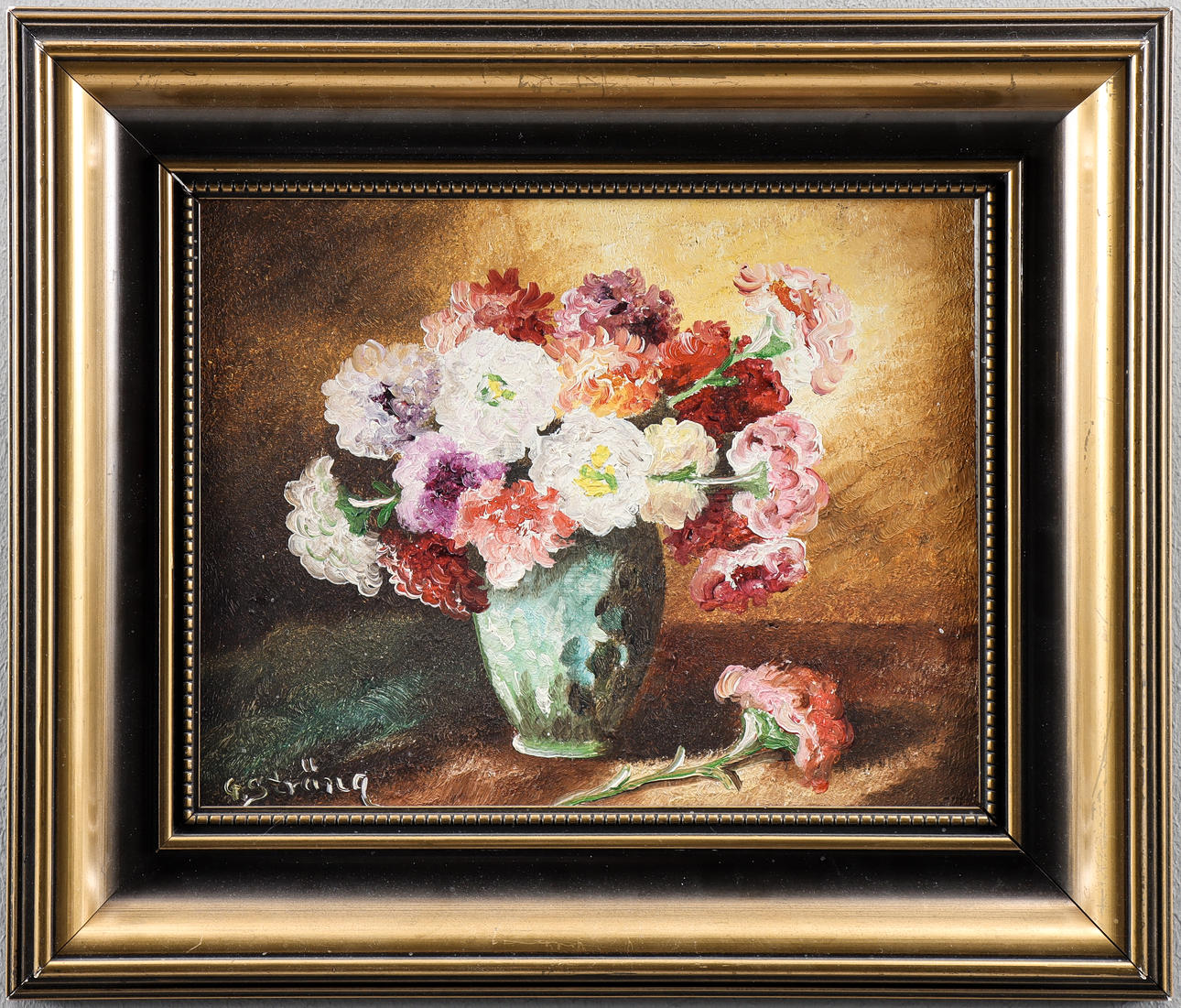 UNIDENTIFIED ARTIST oil on panel, signed. Art - Paintings - Auctionet