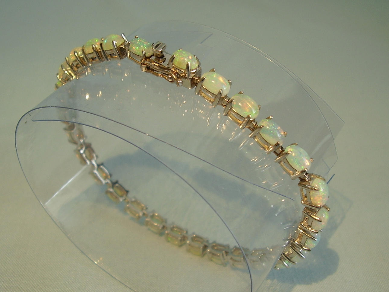 OPAL ARMBAND SILVER 925 FULL OPALER.