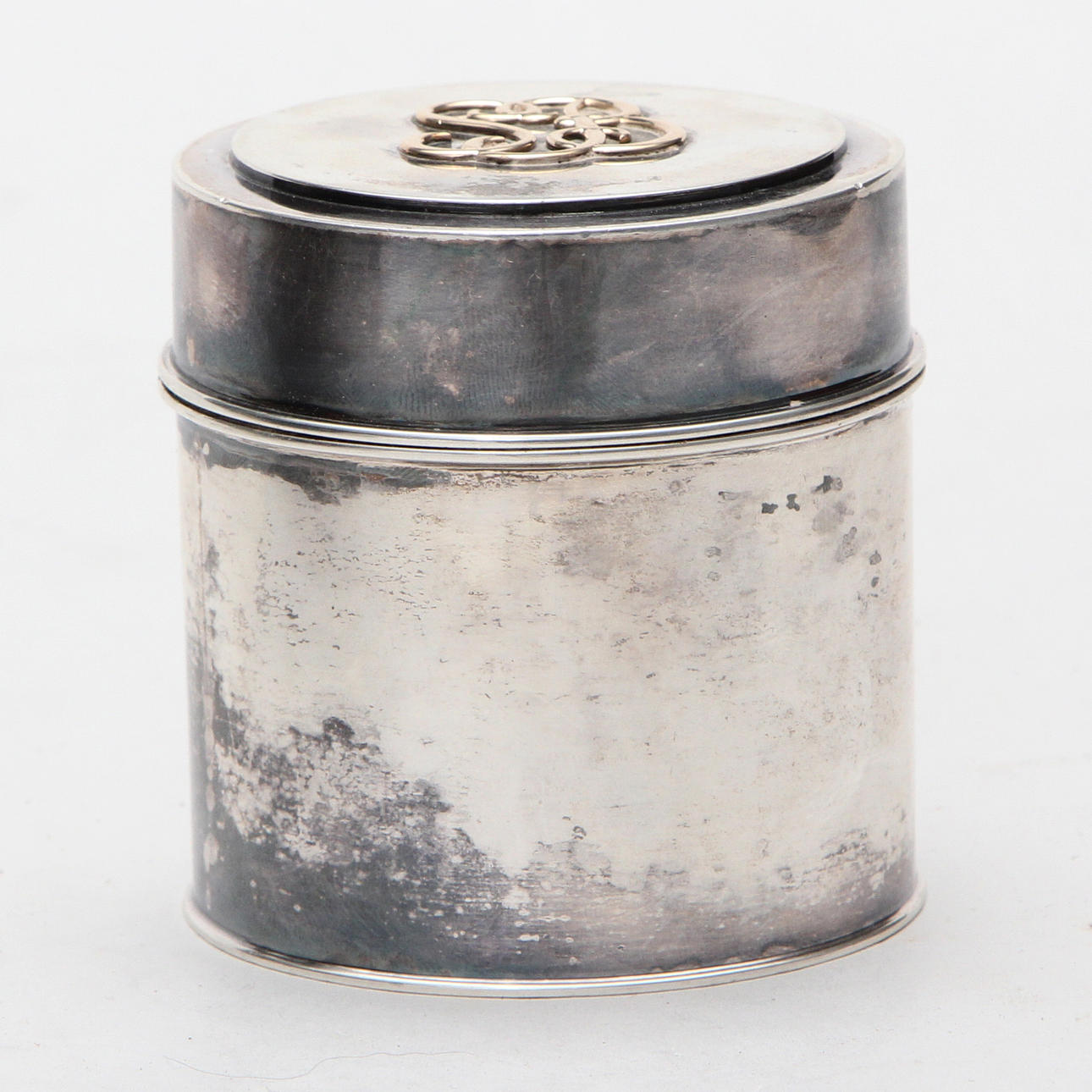 LOCKASK, silver, W A Bolin, årsbokstav Z8.