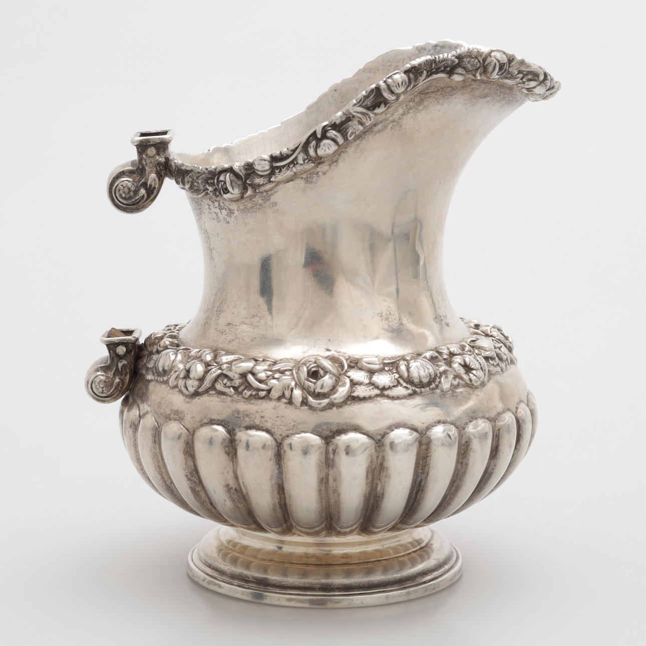 GRÄDDKANNA, silver, vikt 242 gram.