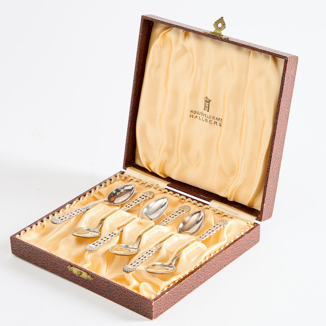 SKEDAR 6 stycken silver 1900-tal.