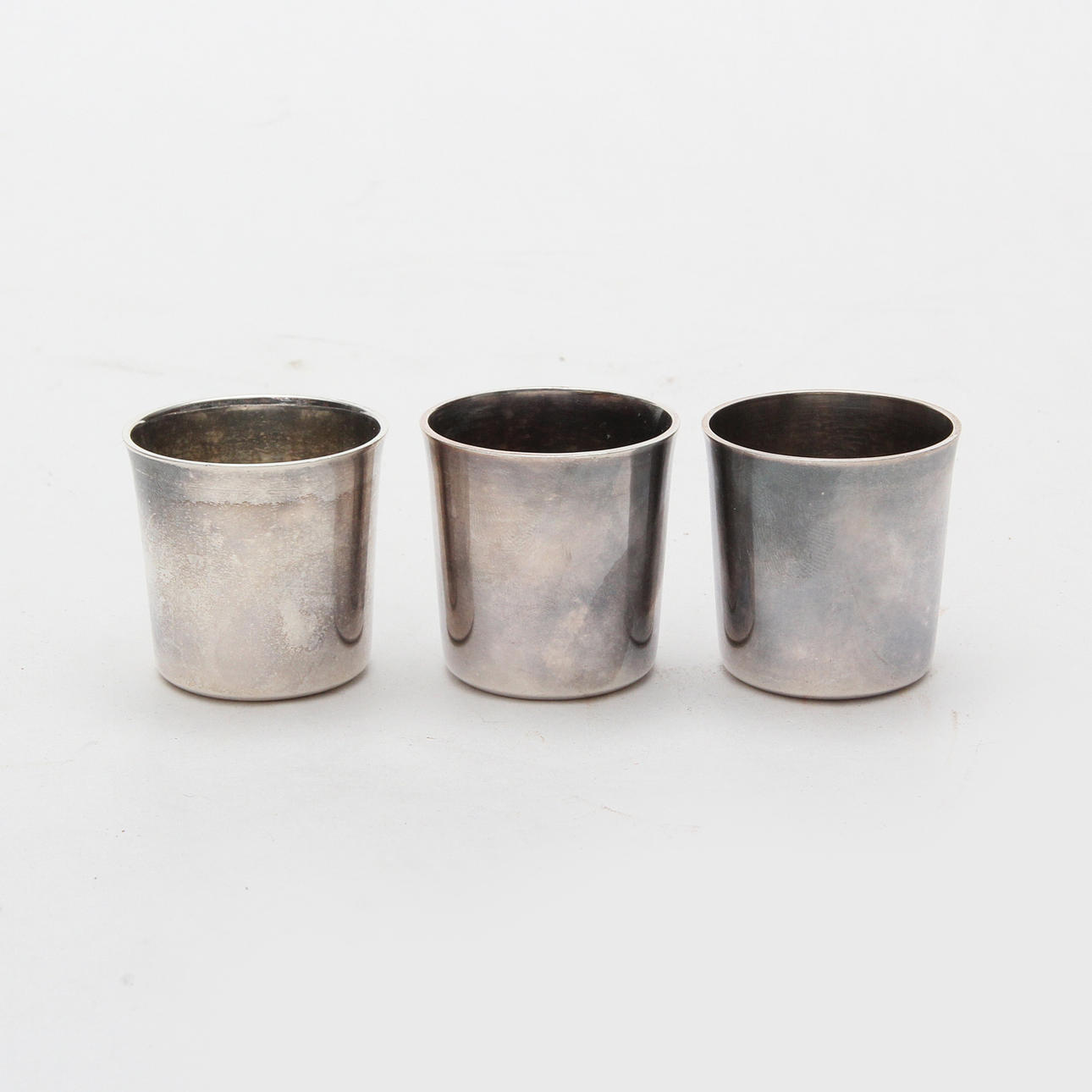 BÄGARE, 3 st, silver.