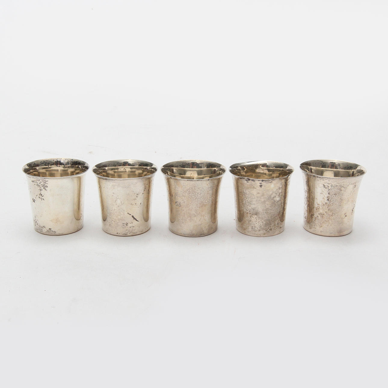BÄGARE, 5 st, silver.