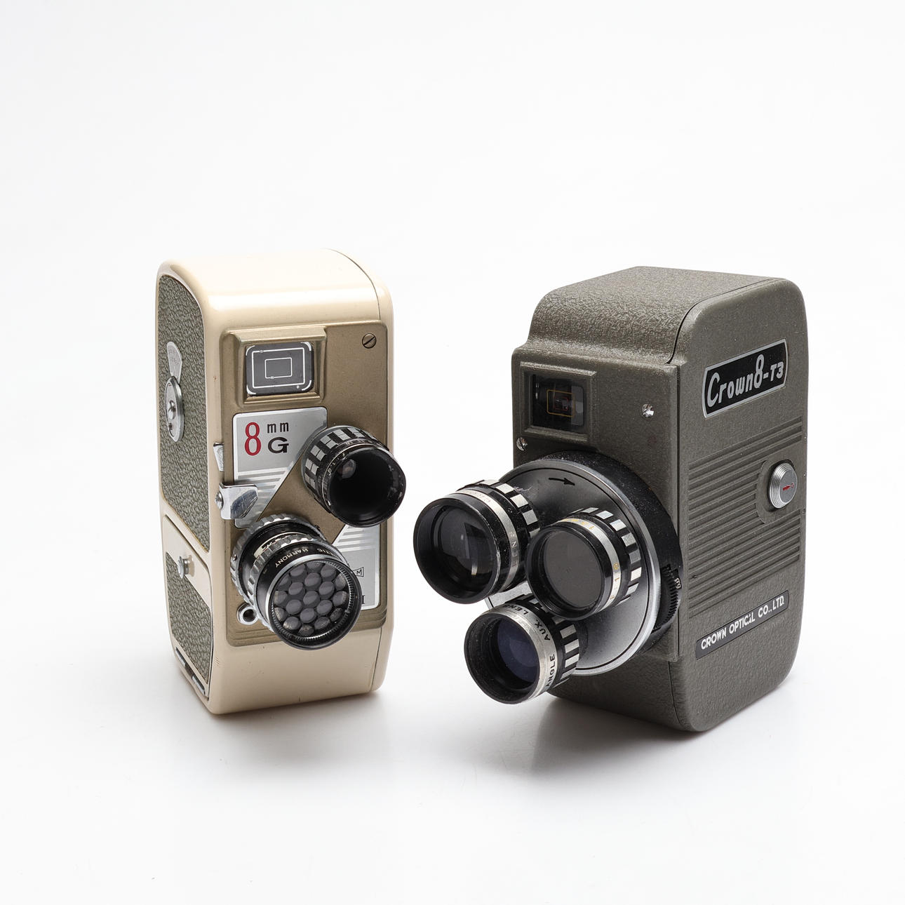 KAMEROR, 2 st, Mamiya Camera Co samt Crown 8-T3.