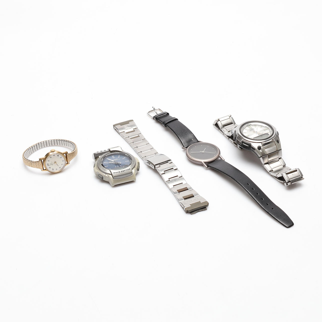 ARMBANDUR, 4 st, bl.a. Casio.