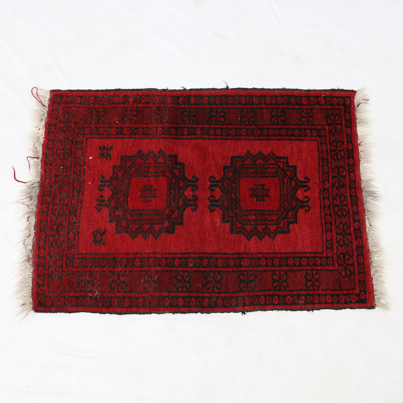 HANDKNUTEN MATTA, Afghan.