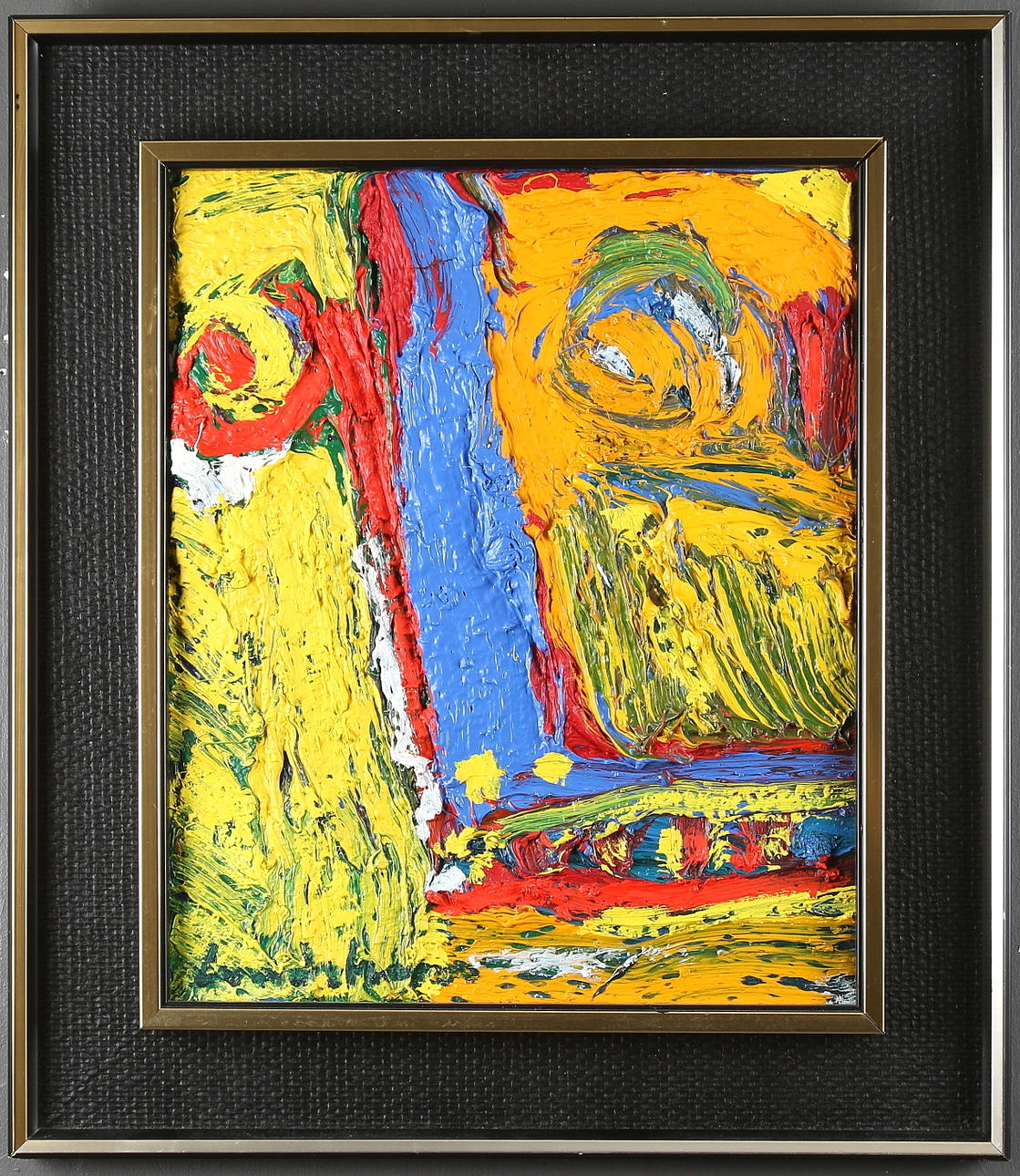 BENGT LINDSTRÖM. Figurkomposition, olja på duk, signerad.