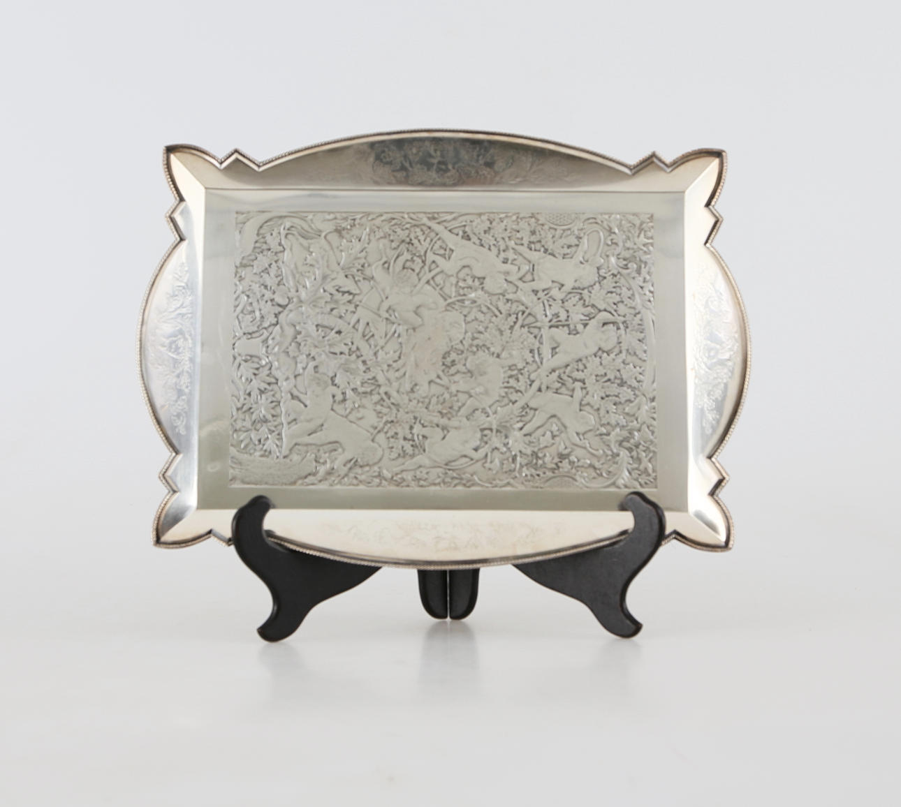 BRICKA, nysilver, jaktmotiv.