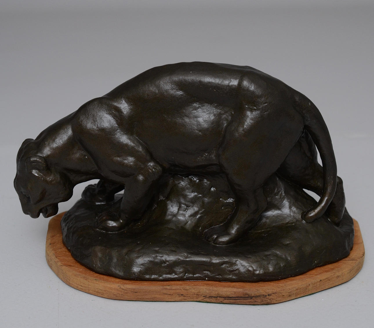 ARVID KNÖPPEL. SKULPTUR, kattdjur.