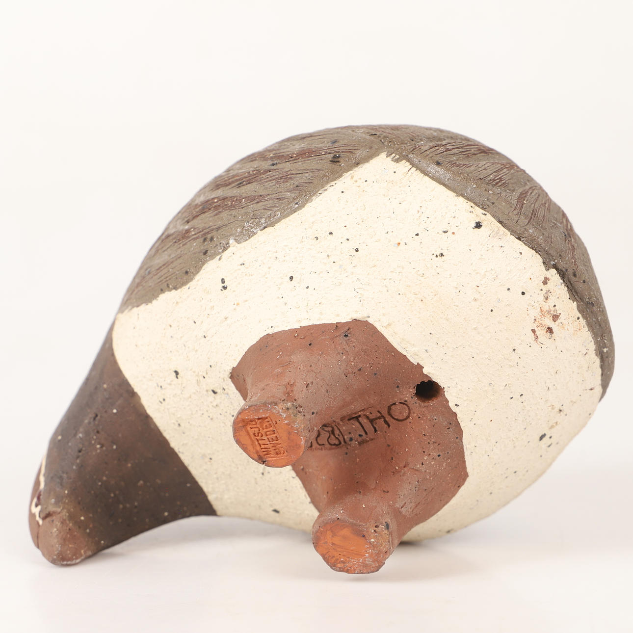 THOMAS HELLSTRÖM. Figurine, ceramic, Nittsjö, signed. Ceramics