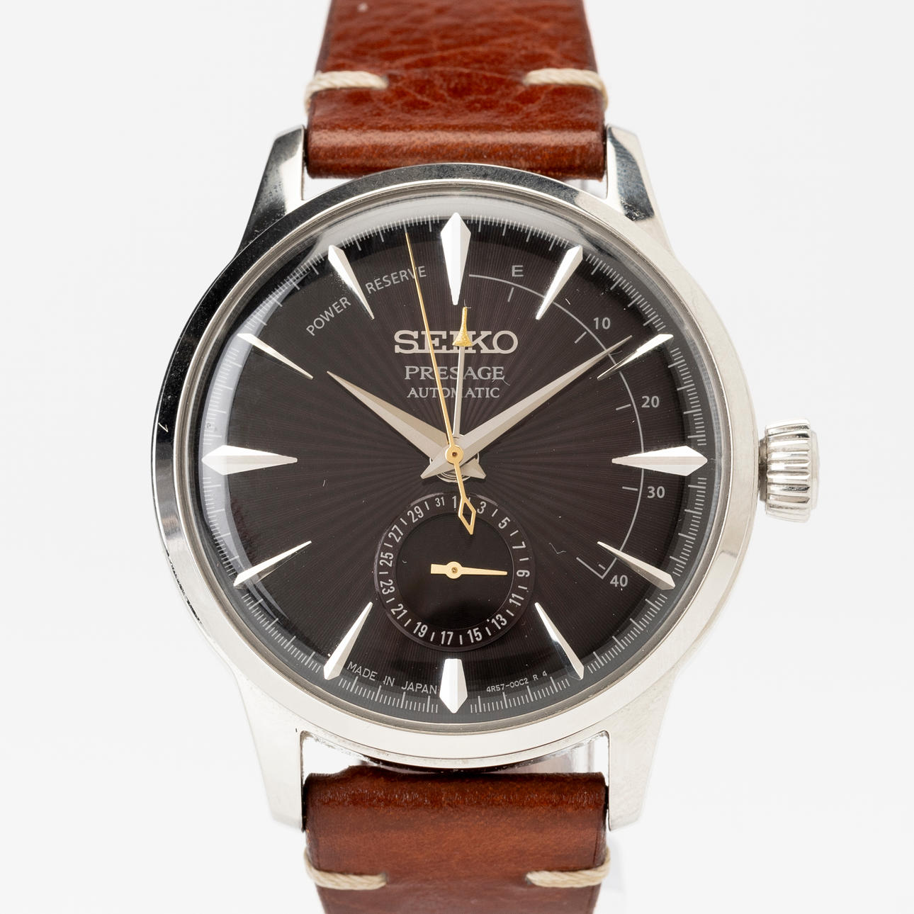 SEIKO, Presage, wristwatch, Power Reserve, 